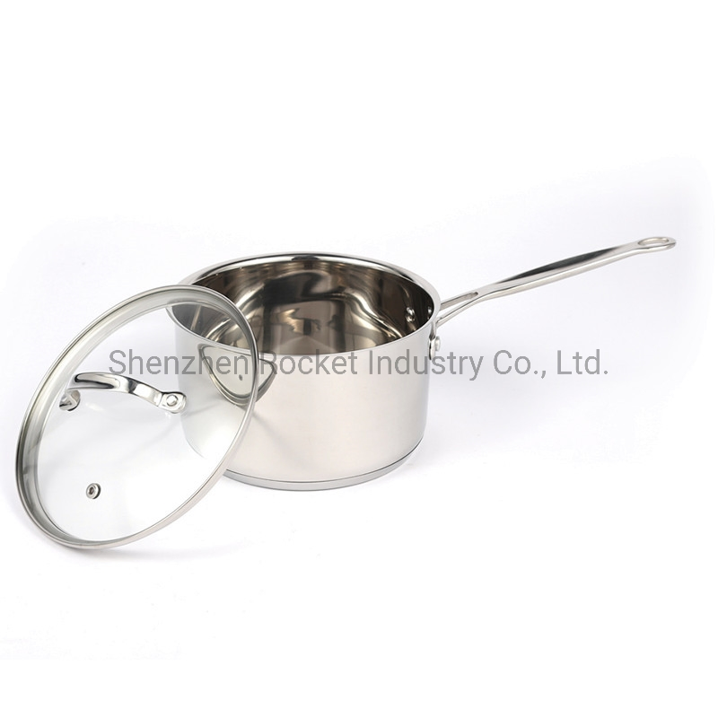 Набор кастрюль из нержавеющей стали, 5 предметов