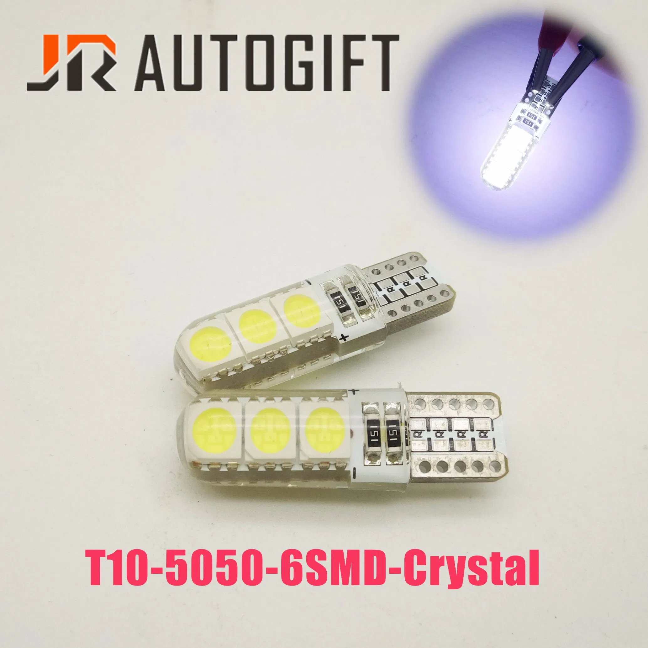 Светодиодные лампы T10 W5W 6SMD для авто, 12V/24V