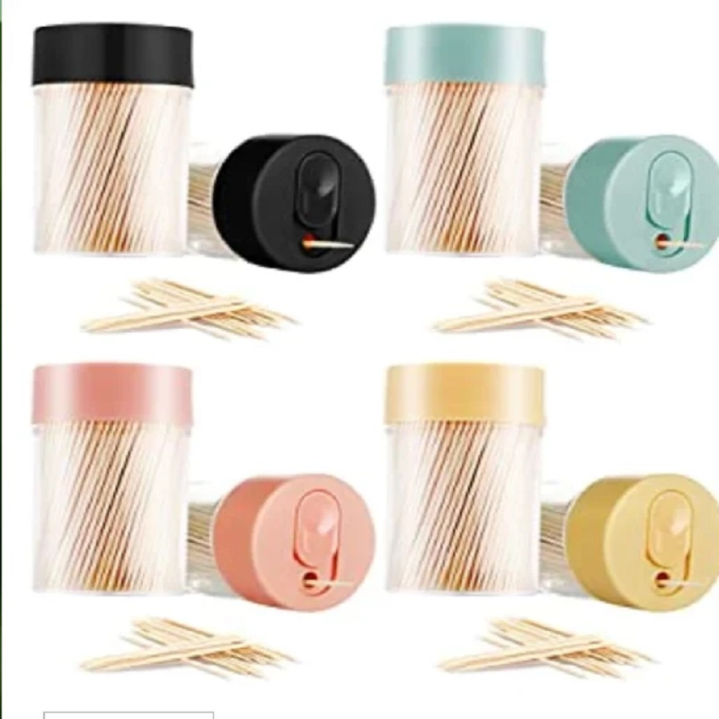 Mint Flavored Wooden Toothpicks with OPP Wrapping, Fresh and Hygienic, Individually Packed