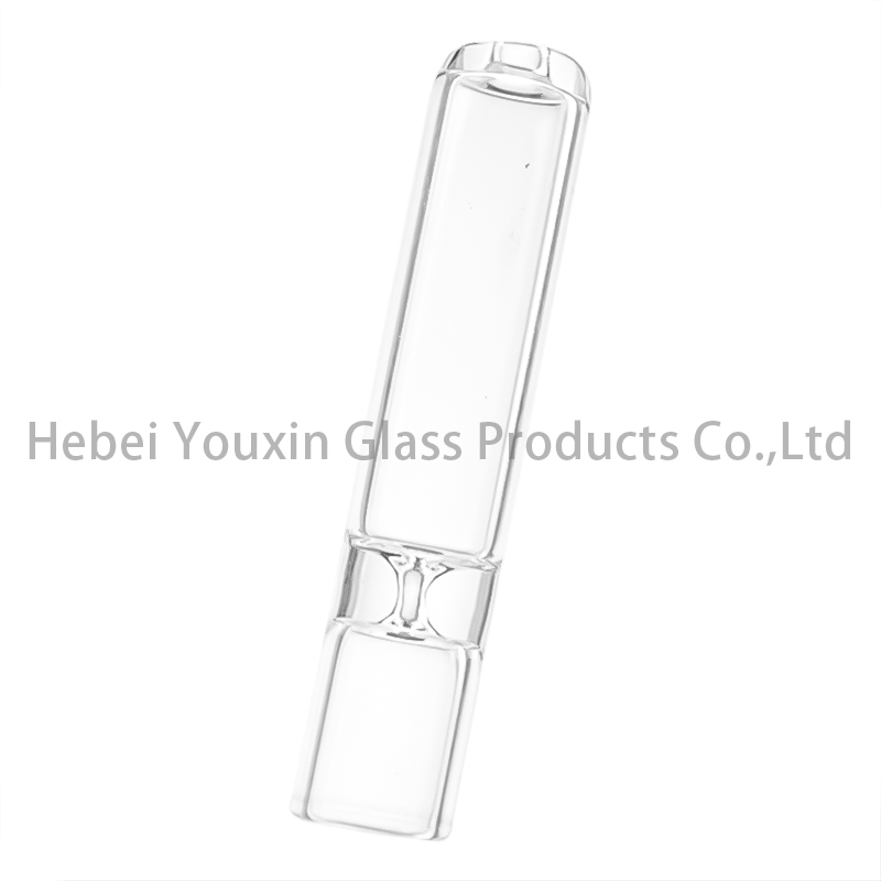 One Hitter Pipe 2mm Thickness Wall Clear Pyrex Borocilicate Glass Pipe