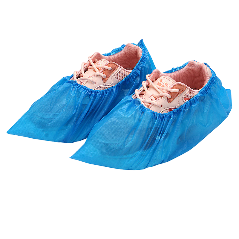 Industrial Disposable CPE Shoecover Cleanroom PE Antislip Plastic Waterproof Shoe Cover