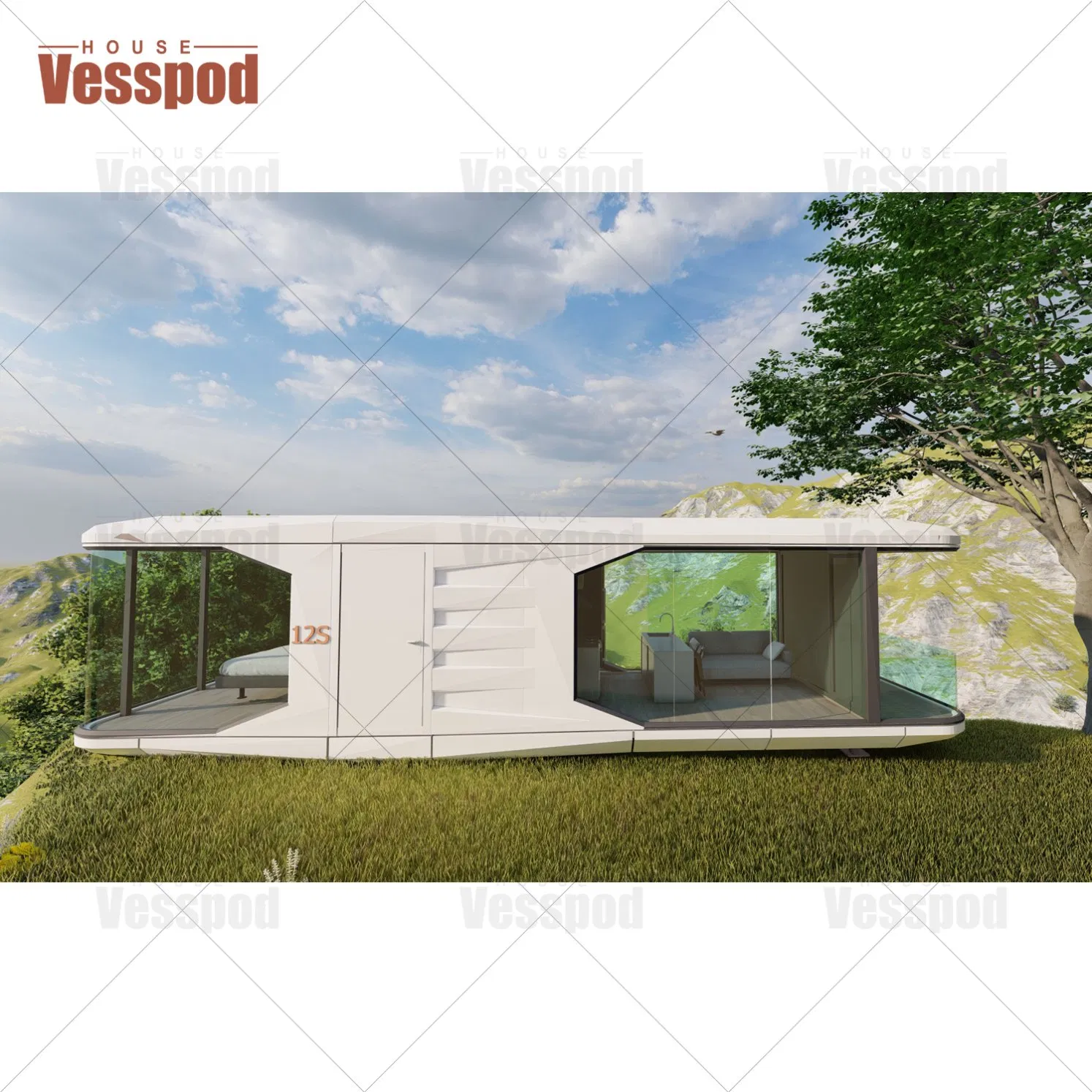 Converted to Houses C70 Capsule House Peru Prefab House Africa