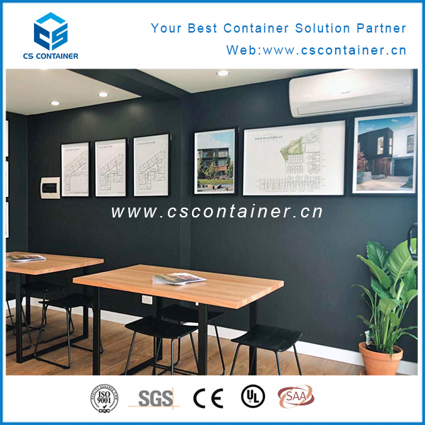 Glass Wall Container House/Showroom Prefab House/Flat Pack Container