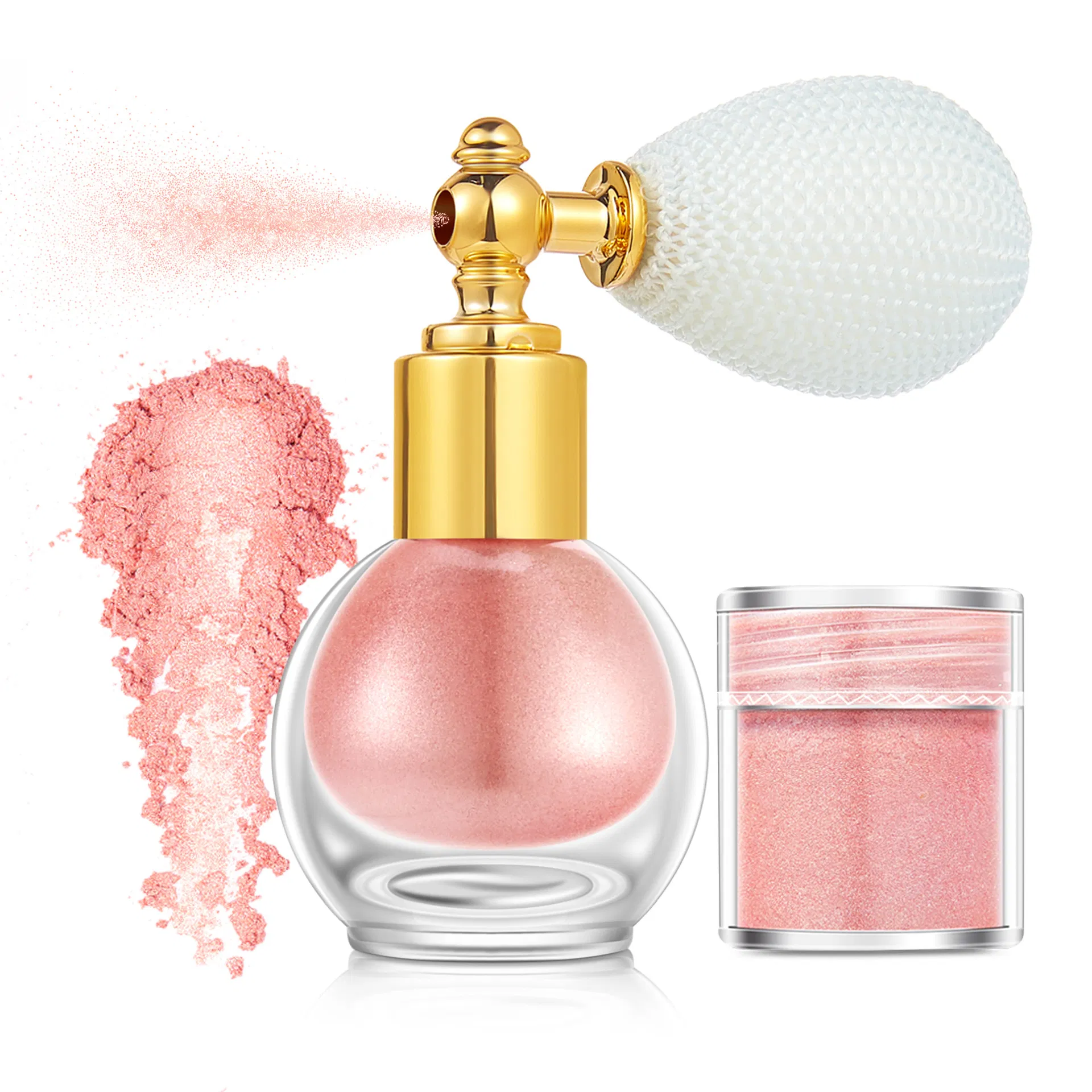 Radiant Glow Body Spray Highlighter with Shimmer Pigments