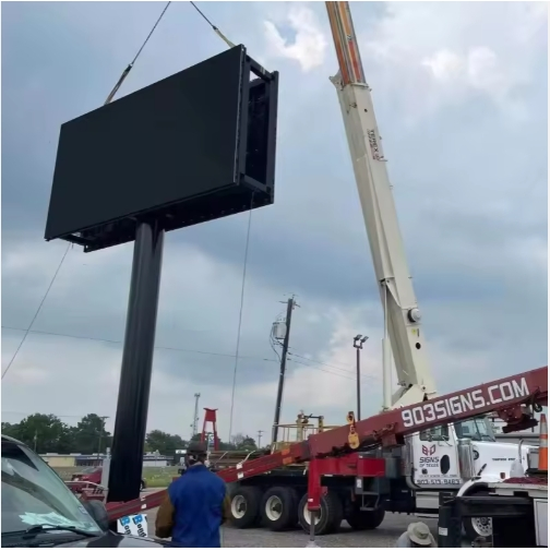 Outdoor Digital Sign Billboard Advertising High Resolution Fixed Installation P6 P8 P10 LED Giant Screen
