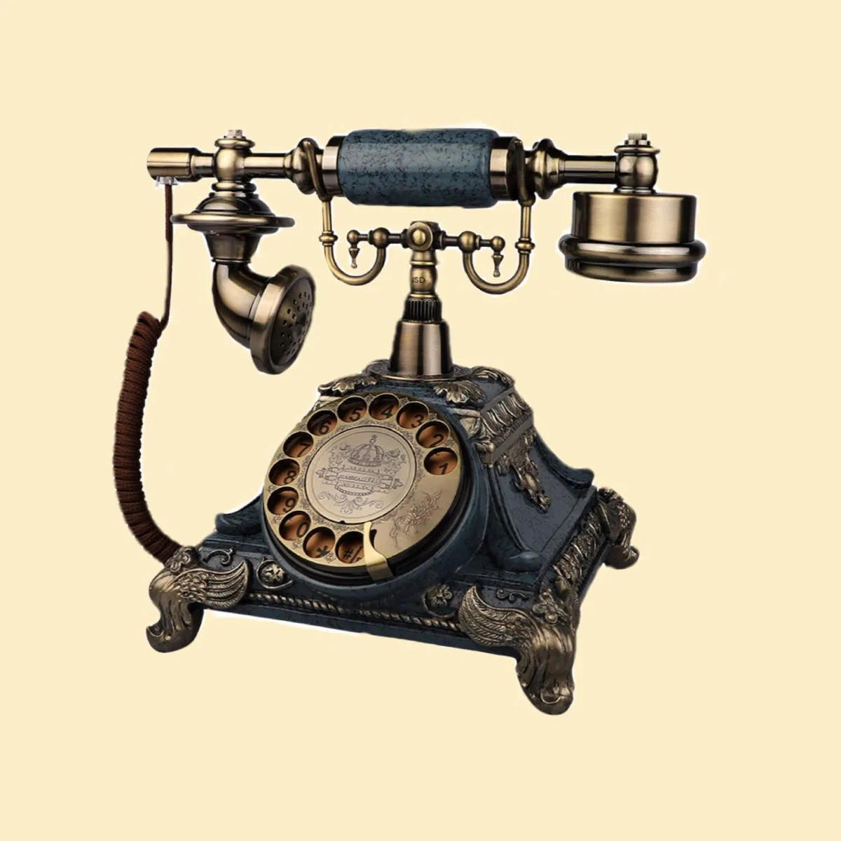 Retro Decor Old Fashion Corded Guestbook Vintage Antique Classical Telephones