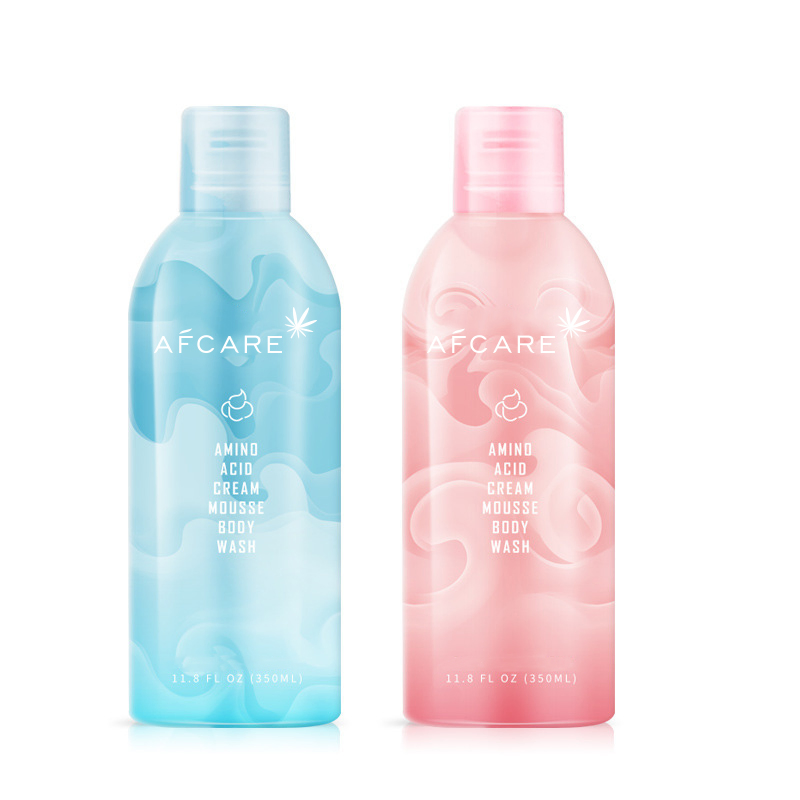 OEM Private Shower Shampoo Label Smoothing and Moisturizing 500ml Sakura Bubble Shower Gel