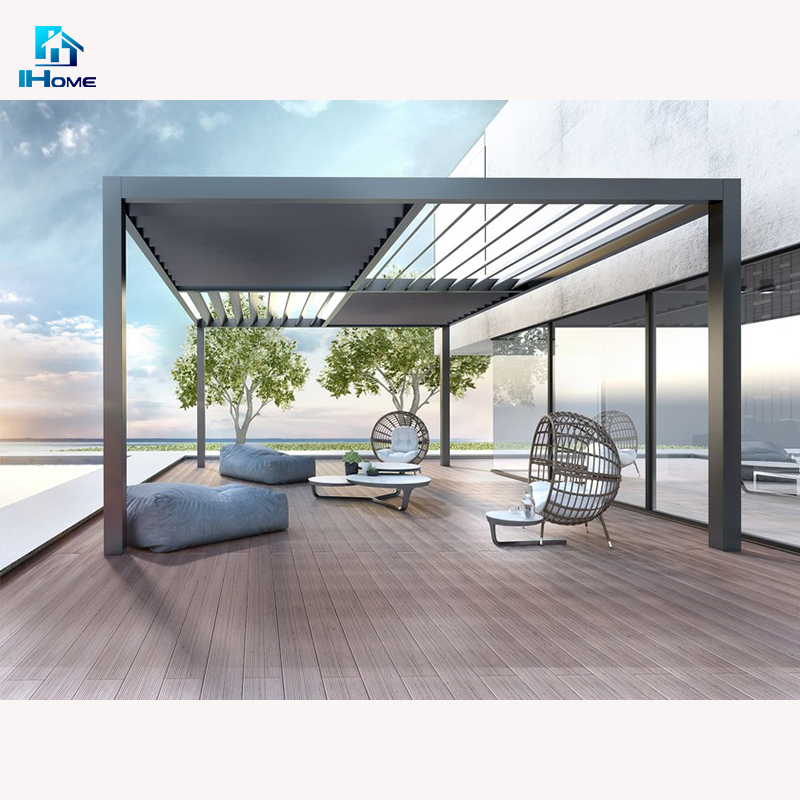Aluminum Waterproof Sunshade Pergola Outdoor Awning