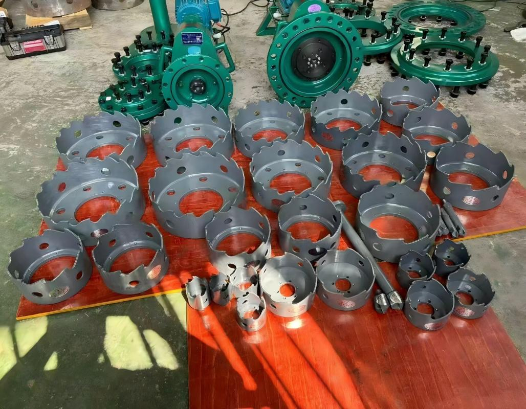 Factory Price Electric Pipeline Drill Hot Tapping Machine Set