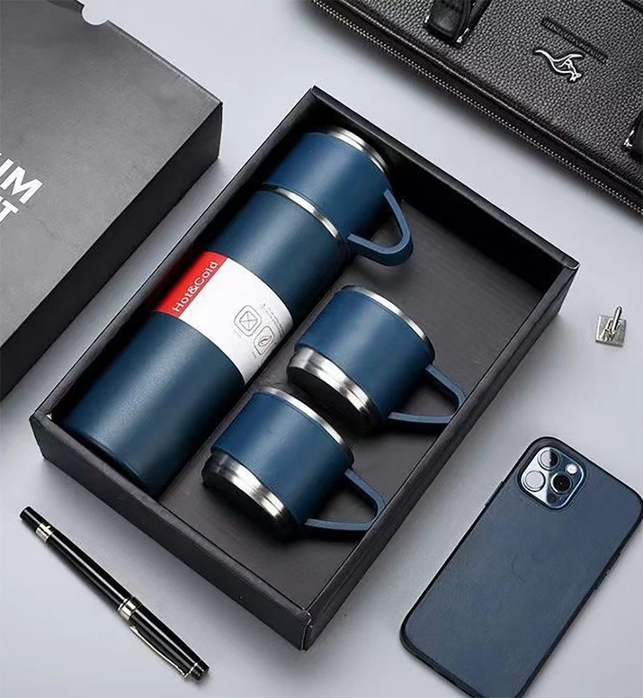 Cheapest Double Wall Vacuum Flask Set with Stainless Steel 304 for Business Gift