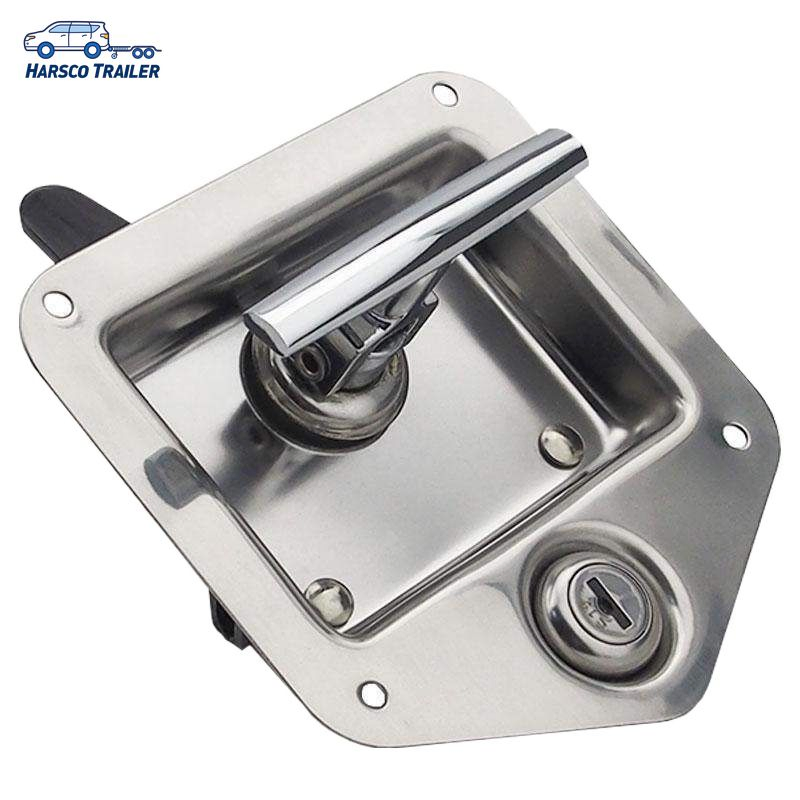 Flush Paddle Latch Stainless Steel Drop T-Latch Toolbox Lock
