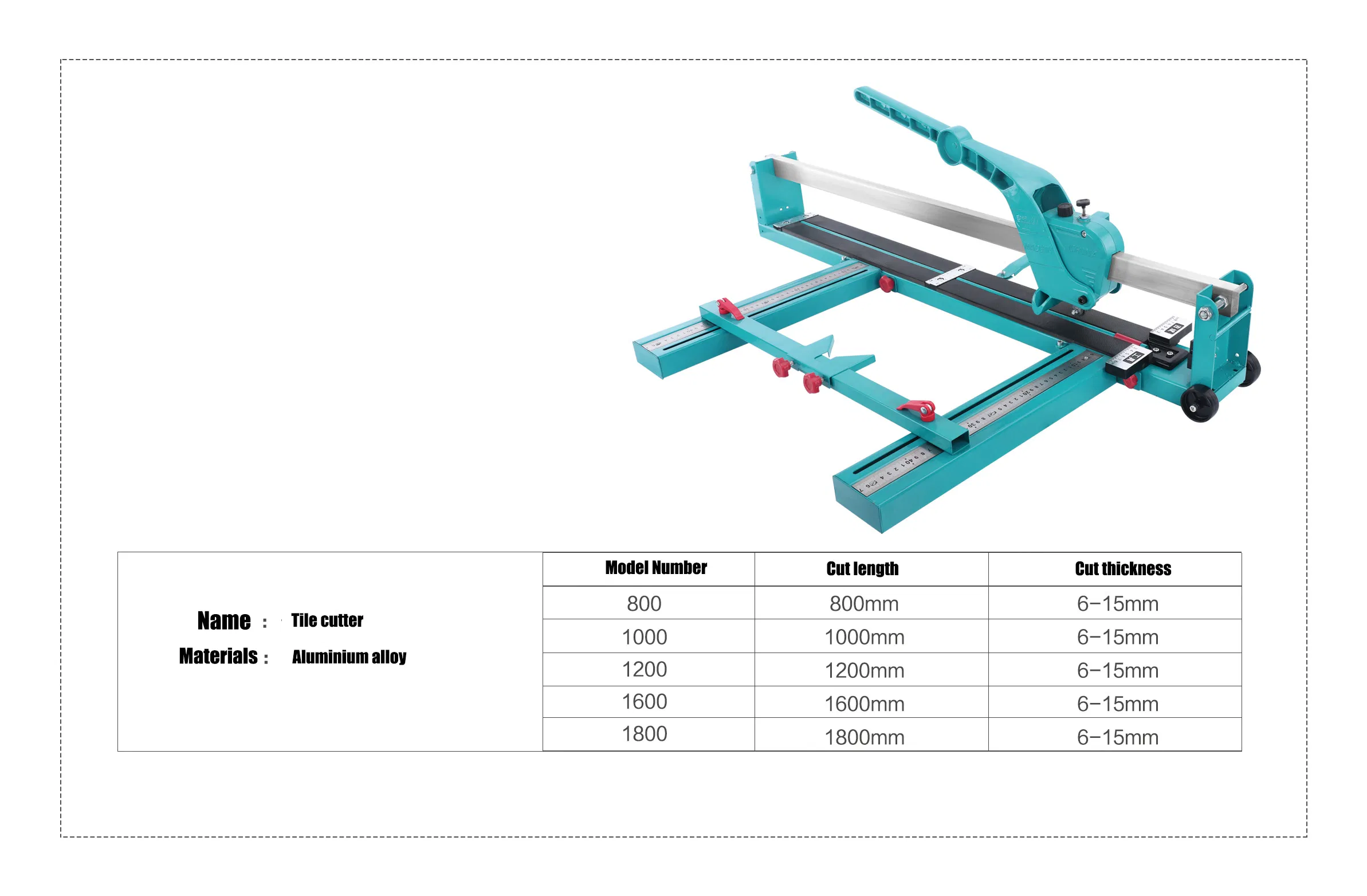 Professional Industrial and DIY Manual Tile Cutting Machine