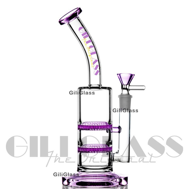 Gili-041 Giliglass 11 Inches Portable Mini Hookah Glass Bubbler Glass Smoking Pipe