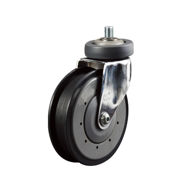 5 Inch 2-Dish Elevator Caster Wheel for Shopping Cart