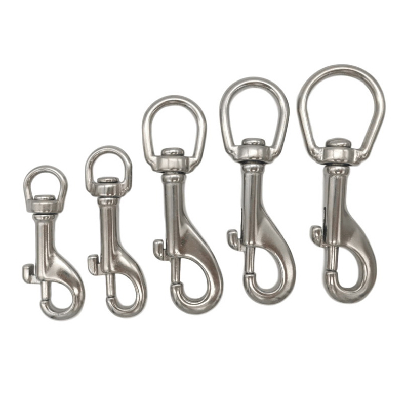 3/8" Stainless Steel Swivel Eye Bolt Snap for Marine Rigging