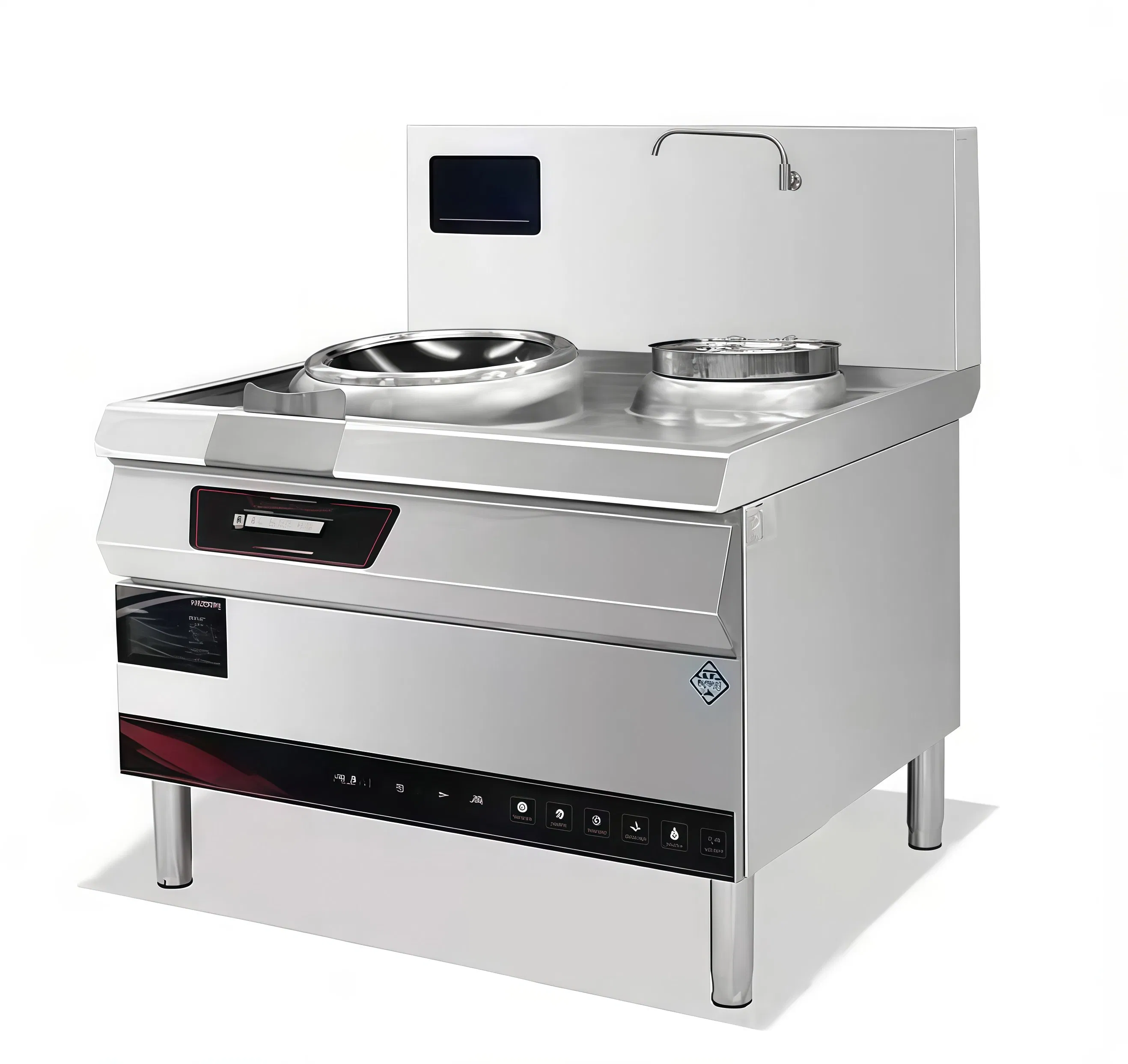 Commercial Freestanding Induction Stove Cooker for Wok Stir Fry Single Burner