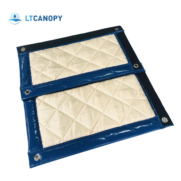 Litong Durable PVC Mesh Coated Tarpaulin Sound Absorption Materials Blanket to Control Noise Decibel