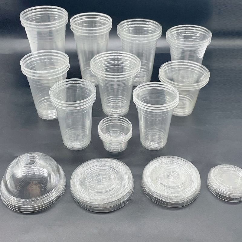 14oz 98mm Diameter Custom Logo Print PLA Cold Drinking Disposable Cups for Cold Drinks Coffee