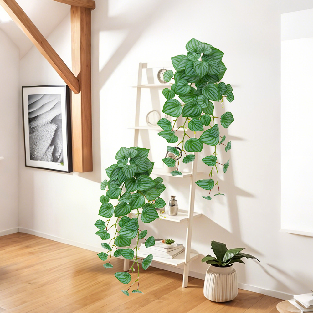 Растения искусственные настенные в горшке