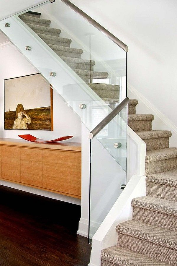 Aluminum Handrail Stainless Steel Railings Balcony Glass Balustrades Stair Handrails Stair