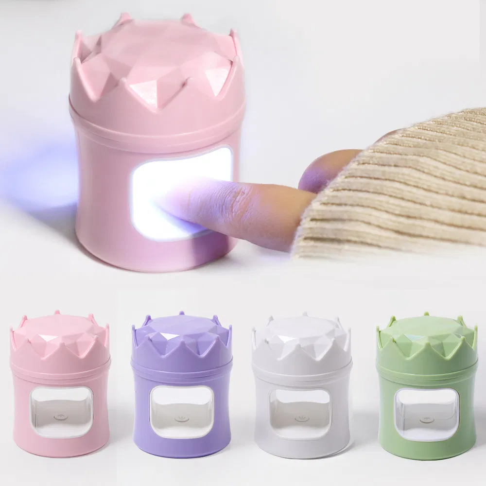 18W Mini Crown Cordless UV Gel LED Nail Care Lamp DIY Manicure Light Nails Art Smart Dryer