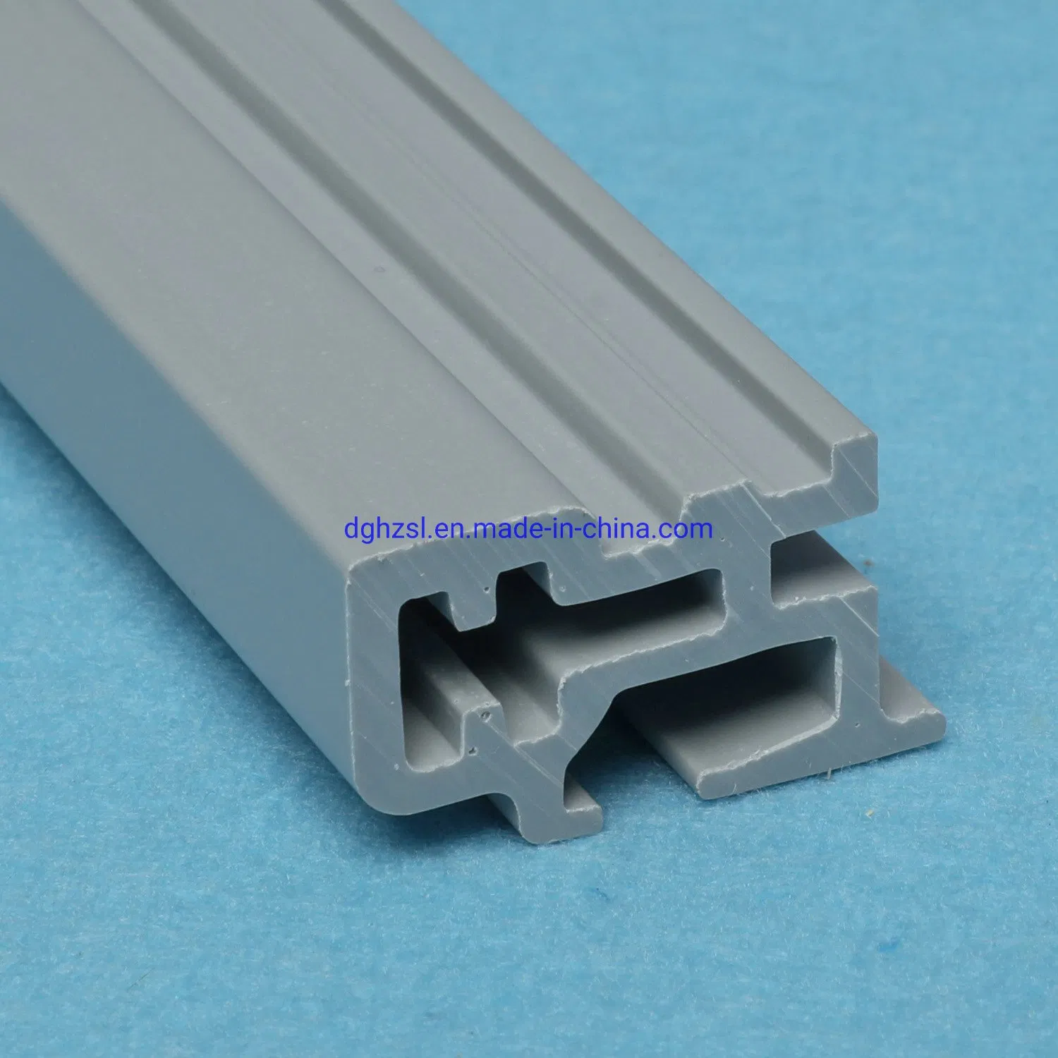 Premium Grey PVC Extrusion Components for Refrigeration Applications