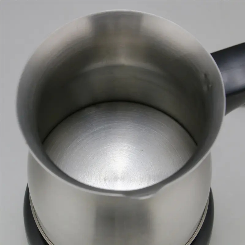 Electric Stainless Steel Coffee Maker Milk Warmer Tea Pot with Detachable Base