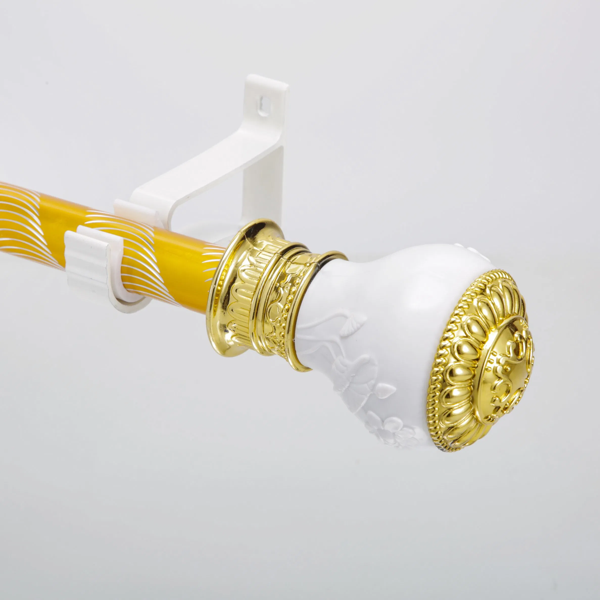 Customized Home Decoration Double Single Curtain Pole Adjustable Curtain Rod Set Curtain Poles Accessories