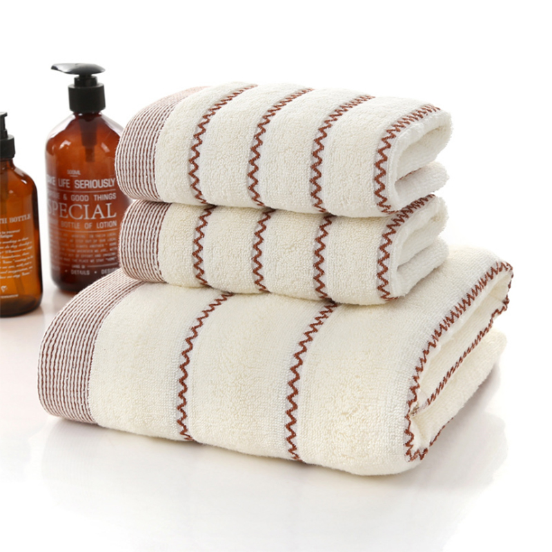 Custom Logo Egyptian Cotton Palais Royale White Face Bath Towel Hotel Towel Sets