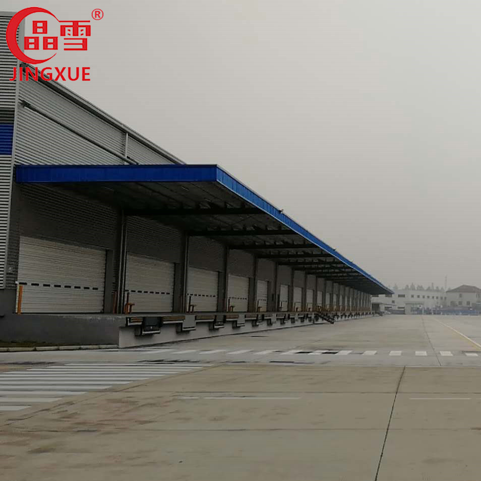 Aluminium Alloy Electric Lifting Overhead Sectional Door for Logistics Warehouse
