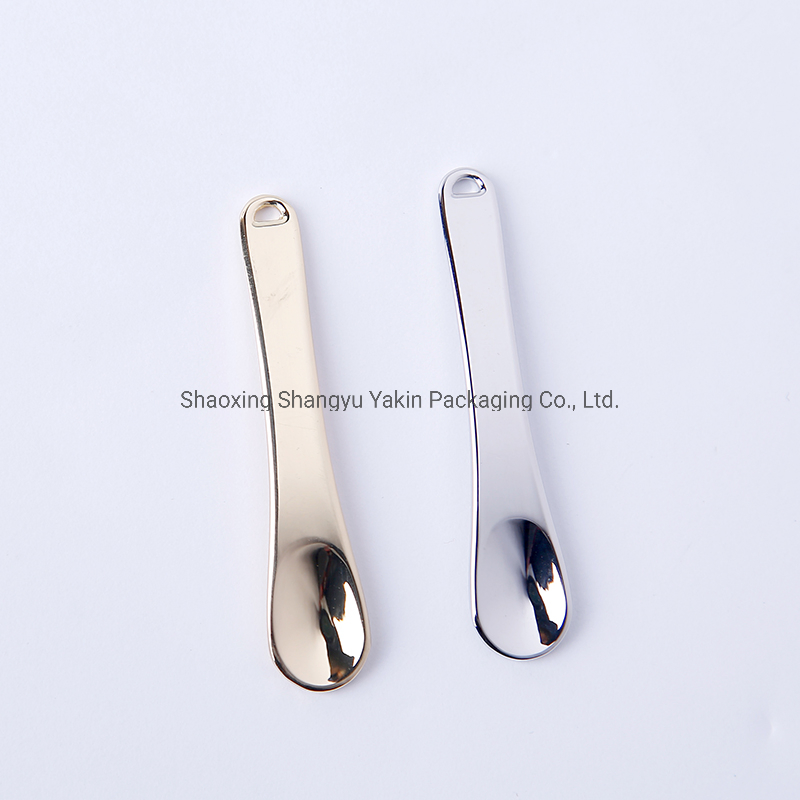 Ложка для крема металлическая золотая