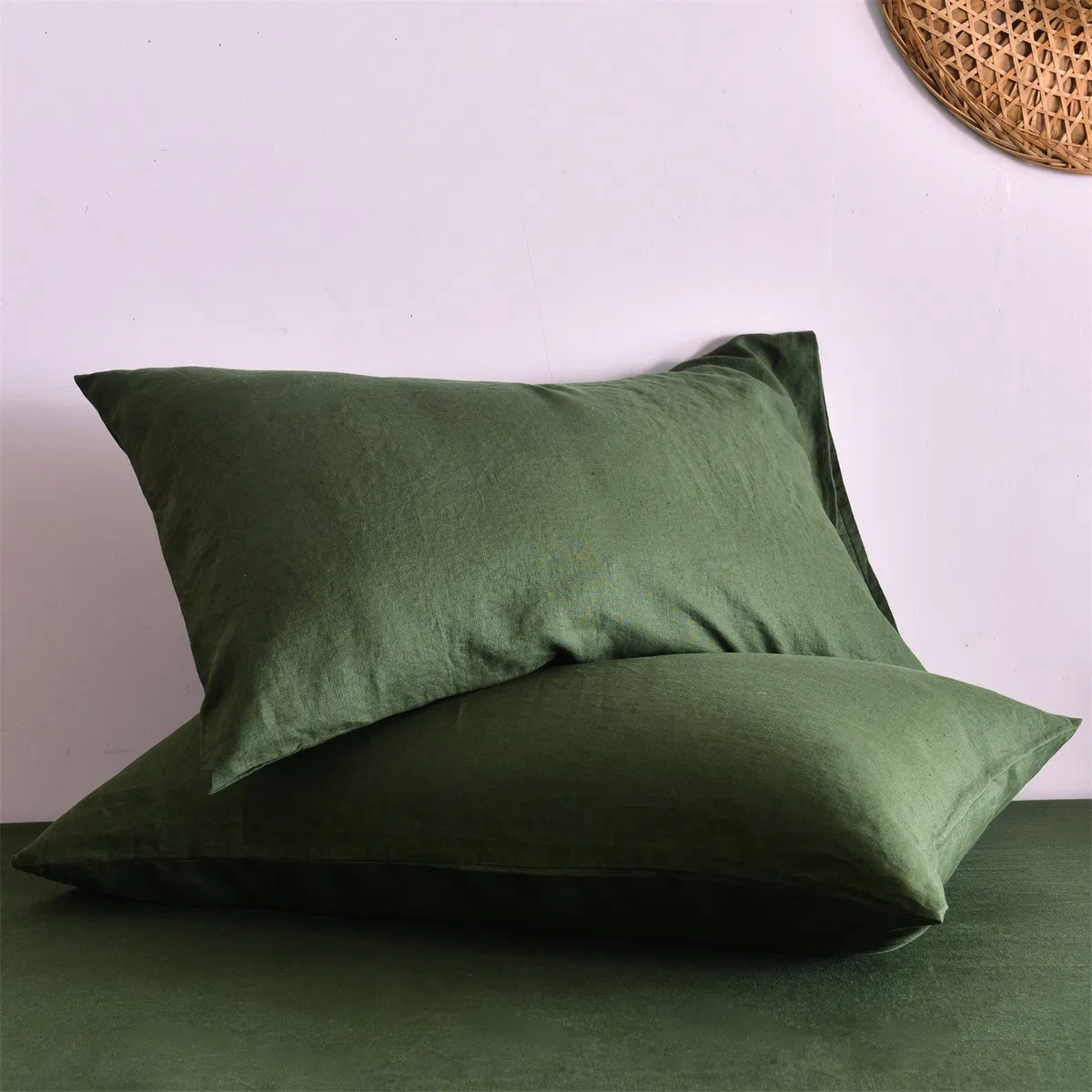 4 PCS 100% Super Soft Linen Bed Sheet Set