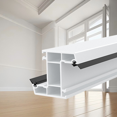 Custom Plastic Frame UPVC Window Profile for Casement Series