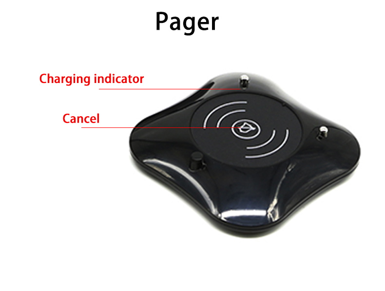 Wireless Waterproof Long Range RF Restaurant Church Vibration Calling Coaster Pager System Kl-QC08 Sub-Machine/Pager