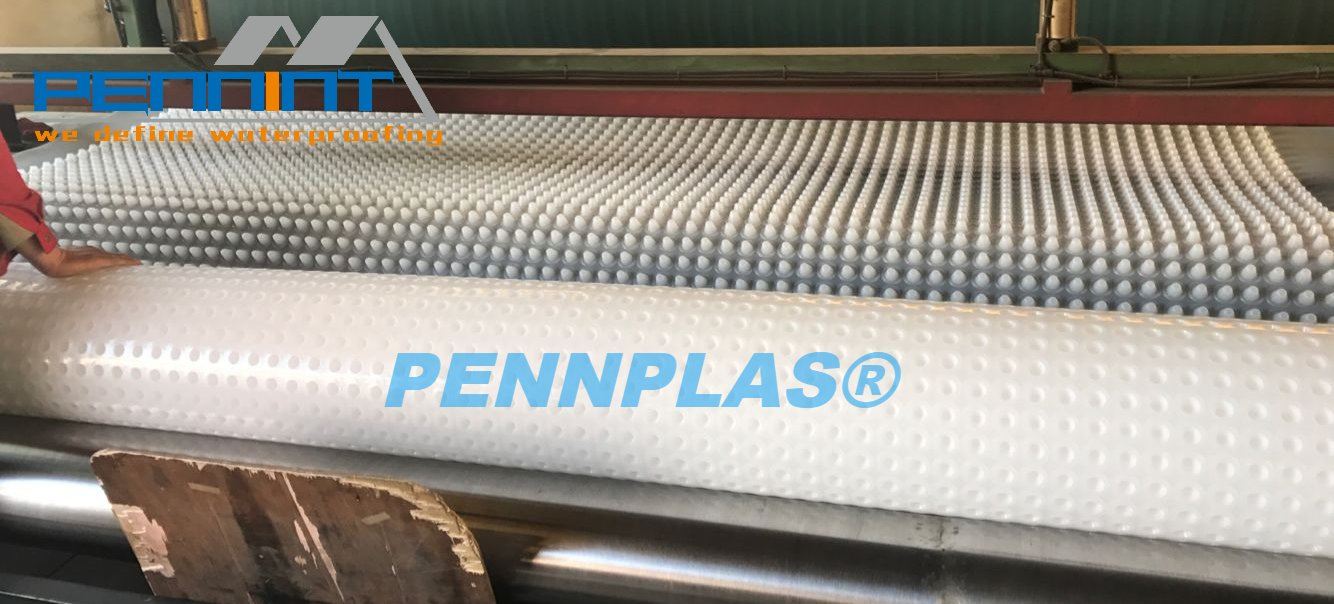 High Quality HDPE Dimple Drainage Board for Earthwork Building Materials