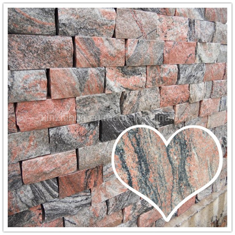 Exotic Juparana Granite Pavers Pavement Brick Tile Natural Split/Cropped Paving Stone