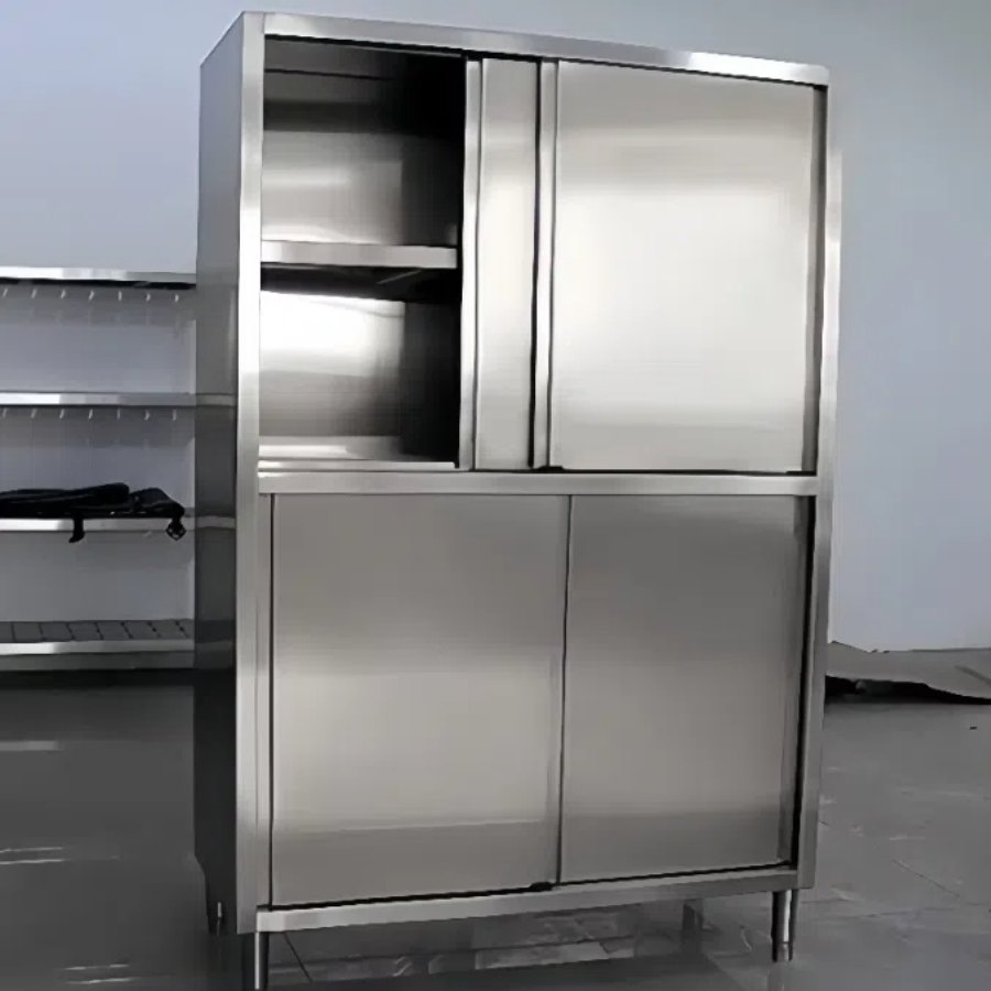 Hygienic Stainless Steel Cupboard Ensuring Safe Cooler Storage