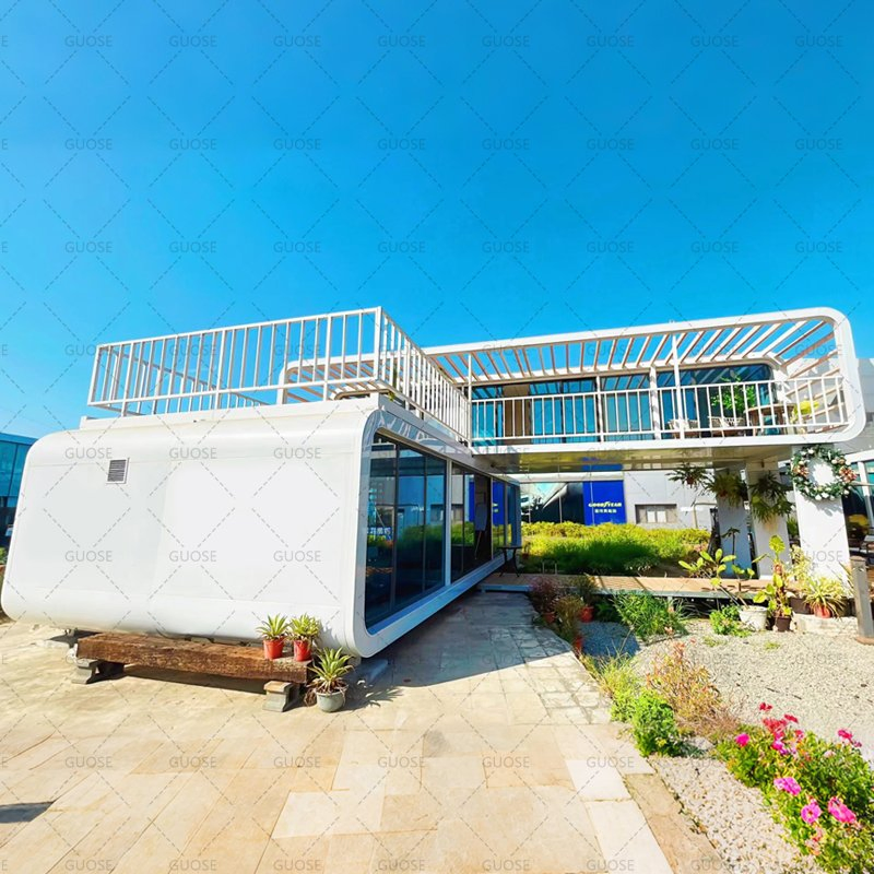 Modular Prefabricated Tiny Prefab Mini Mobile Tiny Home Office Pods Modular Prefabricated House Apple Cabin