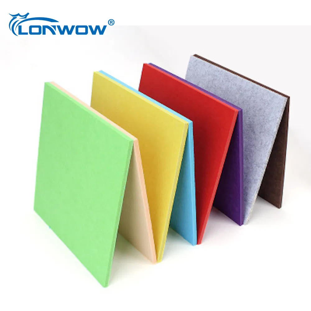 Acoustic Sound Absorbing Material Pet Acoustic Wall Panels Fireproof Soundproofing Felt