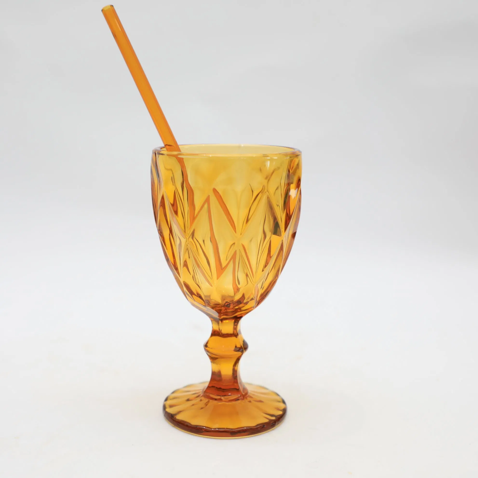 High Borosilicate Glas Straw Oblique Mouth Clear Boba Straws for Milk Tea 14mm Straws