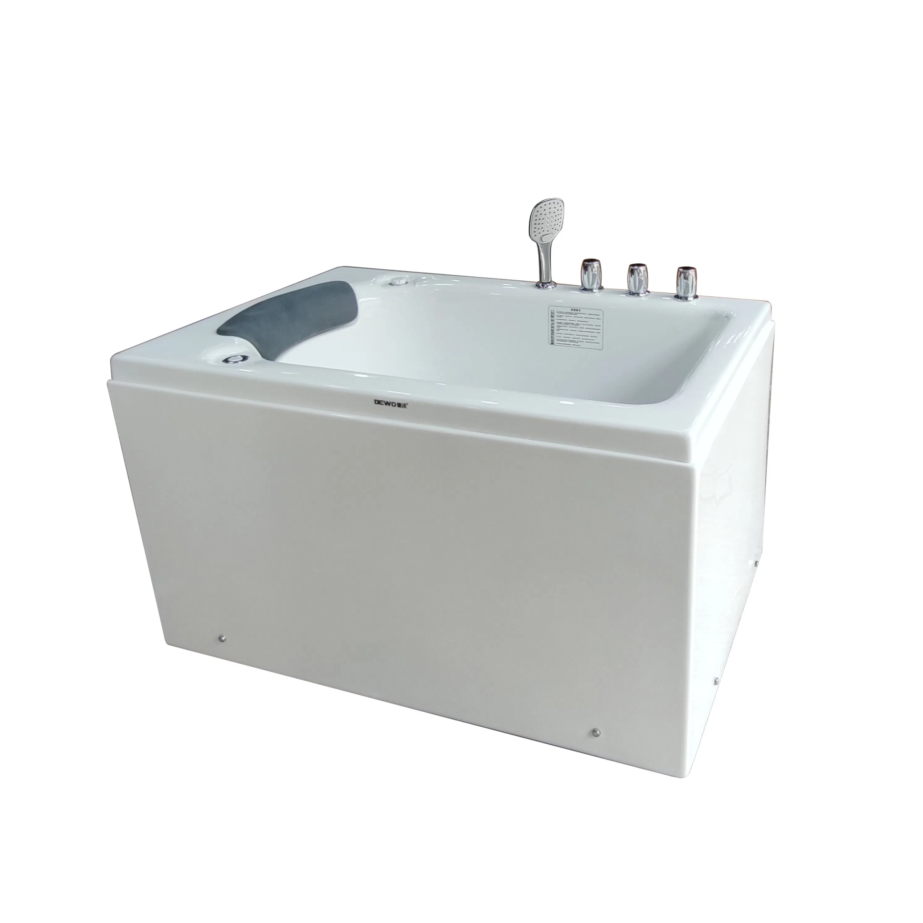 Акриловая мини-ванна 1.2 м с гидромассажем