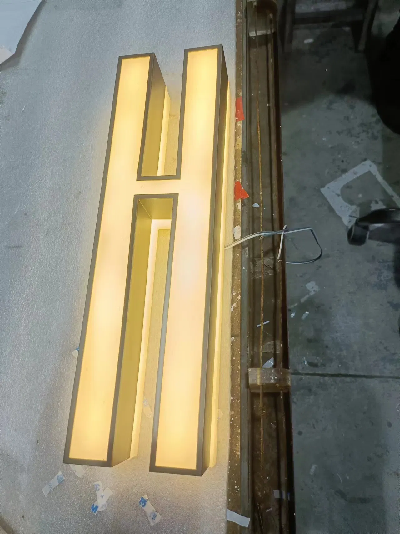 Custom LED Front Lit Channel Letter Sign for Shopfront Business Advertising