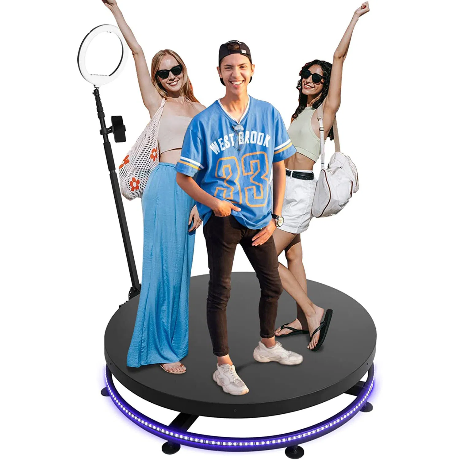 360 Degree Platform Photo Booth 360 Photo Booth Machine Wedding Photo Booth Party Photobooth
