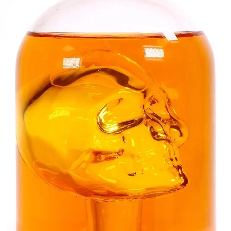 Borosilicate Transparent Glass Carafe Glass Decanter Wine Carafe with Lid