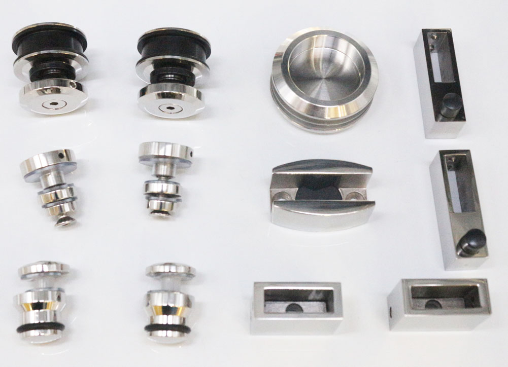 Sliding Fitting Stainless Steel Bathroom Accessories Shower Room Glass Sliding Door System Shower Sliding Door System