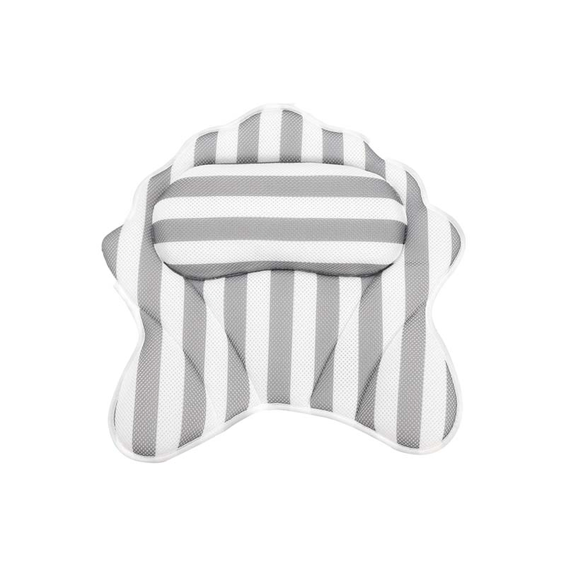 Waterproof Polyurethane Foam Star Shape SPA Bath Pillow with Suction Cup