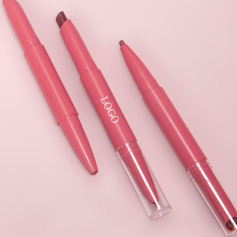 Ditong Private Label Long Lasting High Pigment Waterproof Matte Creamy Lipliner Pencil and Lipstick in One
