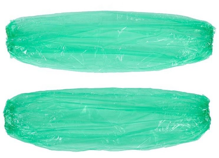 Cover Arms Polyethylene Waterproof with Elasticated End Blue 16 Inches