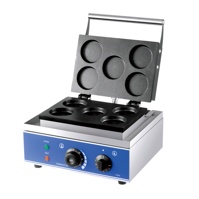 Commercial Stainless Steel Snack Food Biscuit Cake Electric Waffle Maker