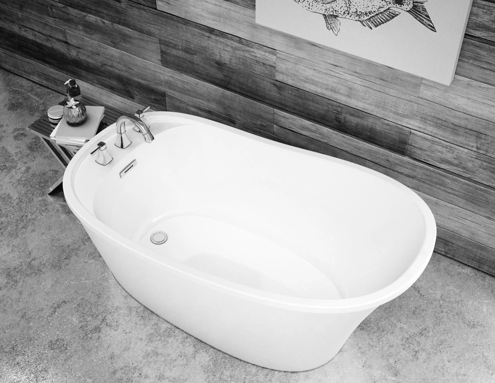 Good Price Acrylic Bathroom Oval Freestanding Bathtub